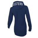 SEESTERN Damen Kapuzen Fleecejacke 2WegeZipper Fleecemantel Fleece Sweatj.XS-4XL /2126.nv_wt Blau M