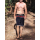 SEESTERN SPORTSWAER Herren Microstrech Boardshorts Surfshorts Boardshort Badehorts XS-3XL /2430 Schwarz XL