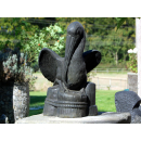Seestern Homedeko Pelikan Garten Statue Figur Skulptur 50 cm Steinguß für innen & außen /2481