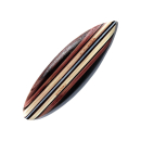 Kühlschrank Magnet Deko Holz Surfboard 12,5cm...