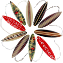 Surfboard Weihnachtsbaum Christbaum Schmuck...