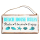 SEESTERN Holzbild Wand Holz Bild  Beach House Rules Strandhaus Schild 40 x 20cm /2371