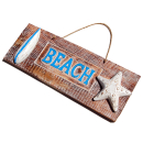 Dekoratives Wand Tür Schild Seestern Beach Strand...