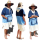 Seestern Sportswear Surf Bade Poncho 100% Baumwolle Umkleide Frottee Strand Bademantel Umziehilfe UNISEX  für 160-190 cm Körpergröße