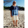 Seestern Sportswear Surf Bade Poncho 100% Baumwolle Umkleide Frottee Strand Bademantel Umziehilfe UNISEX  für 160-190 cm Körpergröße