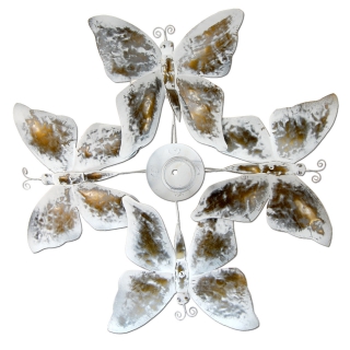 SEESTERN Schmetterlinge Decken Lampenschirm Glüh Lampen Verzierung 60 x 60 cm