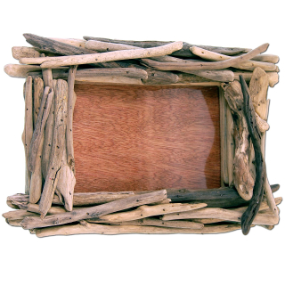SEESTERN Treibholz Bilderrahmen für 10x15 cm Fotos Wanddeko Driftwood Holzdeko /1436
