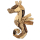 SEESTERN Treibholz Deko m. Seepferdchen (33cm) Motiv Wanddeko Driftwood Holzdeko /1326