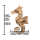 Seestern Sportswear Treibholz Deko m. Seepferdchen (60cm) Motiv Wanddeko Driftwood Holzdeko /1325