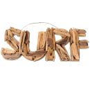 SEESTERN Treibholz Deko m. SURF Motiv Wanddeko Driftwood...