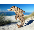 Seestern Sportswear Treibholz Deko mit Delphin ( 60 cm ) Motiv Wanddeko Driftwood Holzdeko /1322