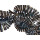 SEESTERN Tropische Blätter_1 Wand Metal Deko Wandbild Wandrelief 115x55cm /1673