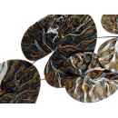 SEESTERN Tropische Blätter_3 Wand Metal Deko Wandbild Wandrelief 115x55cm /1676