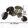 SEESTERN Tropische Blätter_3 Wand Metal Deko Wandbild Wandrelief 115x55cm /1676