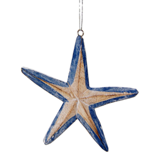 Seestern Weihnachtsbaum Christbaum Schmuck Weihnachtsdeko Surfing Xmas /1406 6 er Pack