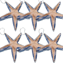 Seestern Weihnachtsbaum Christbaum Schmuck Weihnachtsdeko Surfing Xmas /1406 6 er Pack