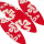 Surfboard Weihnachtsbaum Christbaum Schmuck Weihnachtsdeko Surfing Xmas /1412 3 er Pack