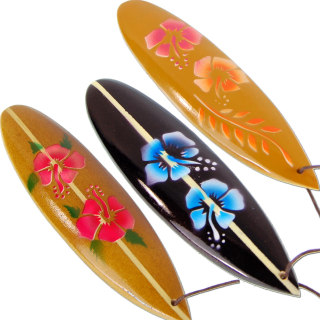 Surfboard Weihnachtsbaum Christbaum Schmuck Weihnachtsdeko Surfing Xmas /1424 3 er Pack